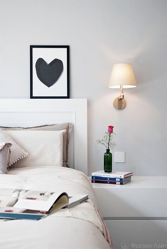 Melampo Reading Wall Light, Bronze with Ecru Silk Shade, E14 IP20