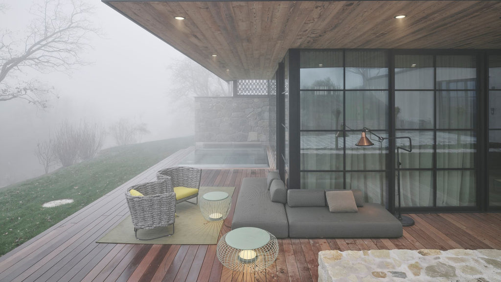 Meridiano Floor, Tall, Khaki, LED, 9W, On/Off, Plugs In, IP65