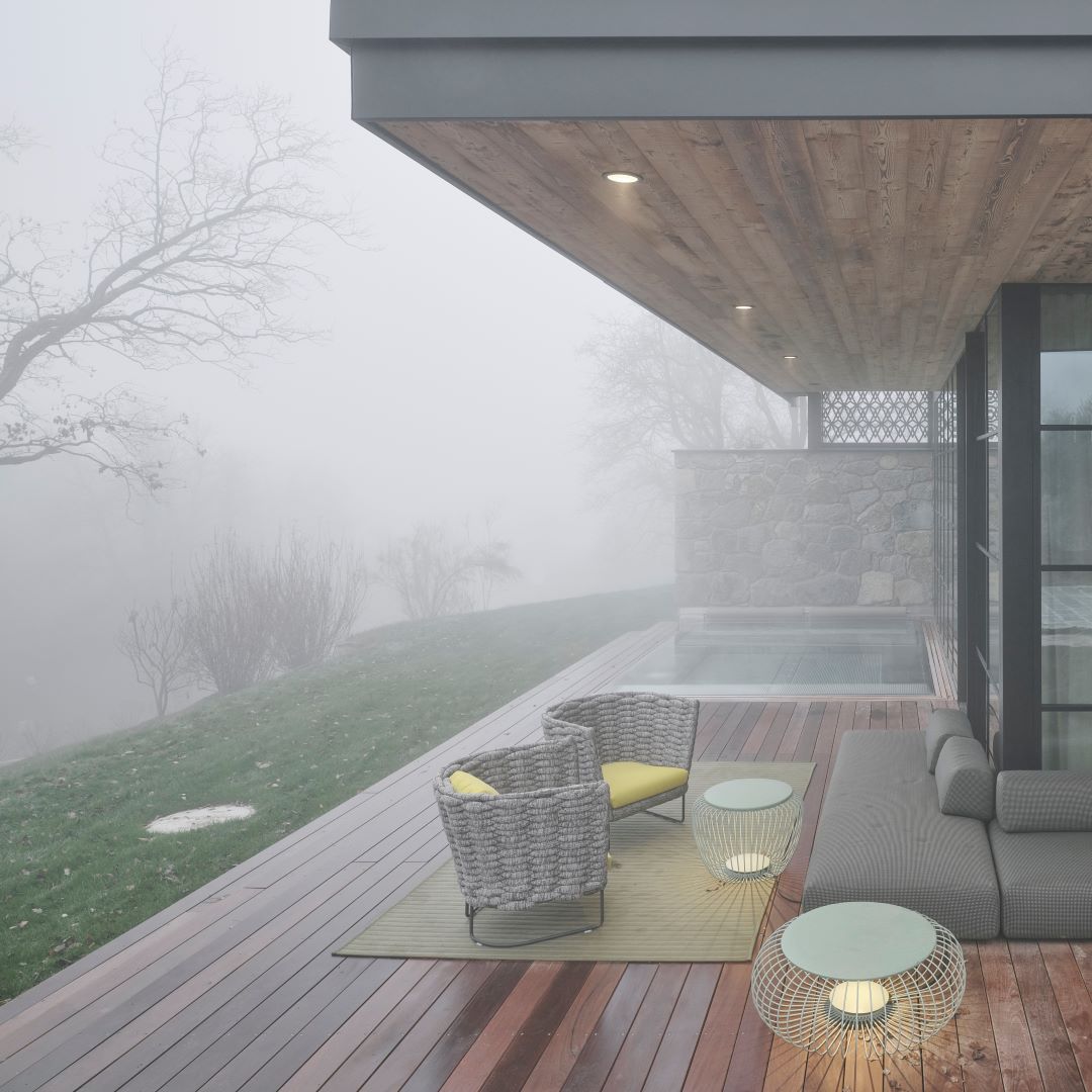 Meridiano Floor, Tall, Off-White, LED, 9W, On/Off, Plugs In, IP65