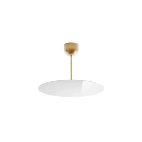 Millimetro Ceiling, Mirror Disc with Brass Hardware, LED, Phase Dim, IP20