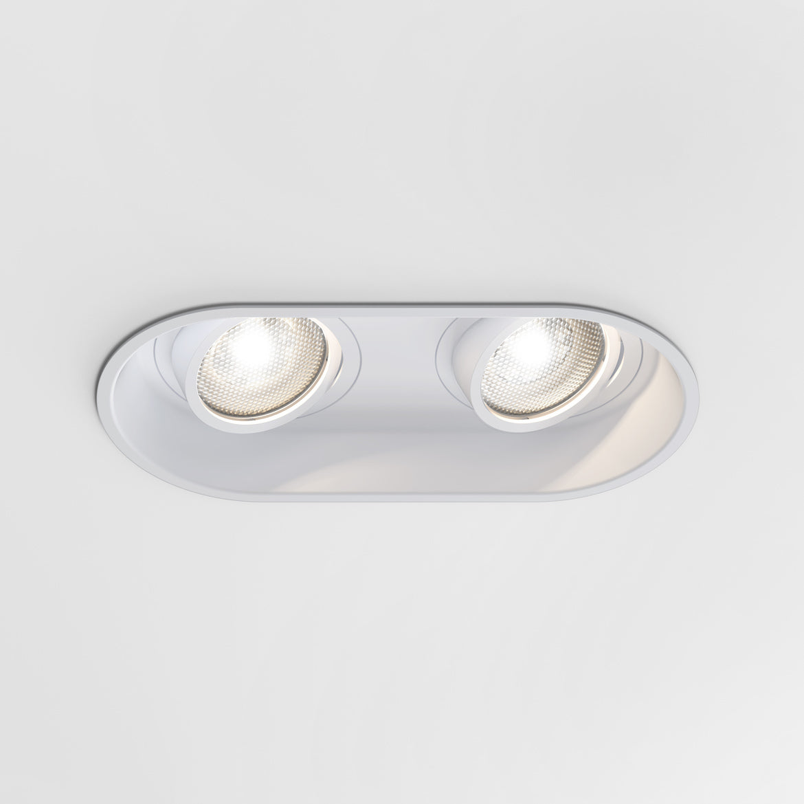 Minima Twin Downlight, White, GU10, IP20
