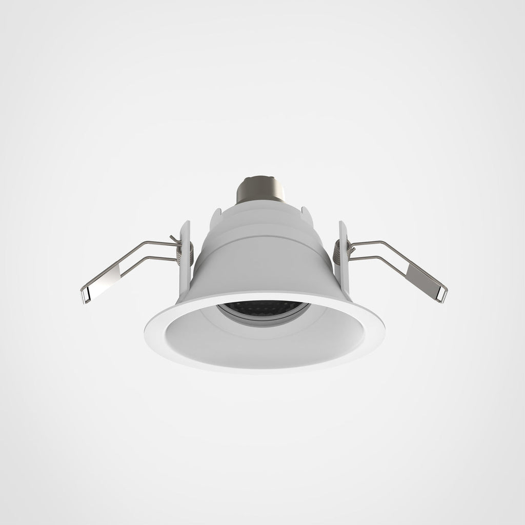 Minima Slimline Angled Downlight, White, GU10, IP65, Fire Rated