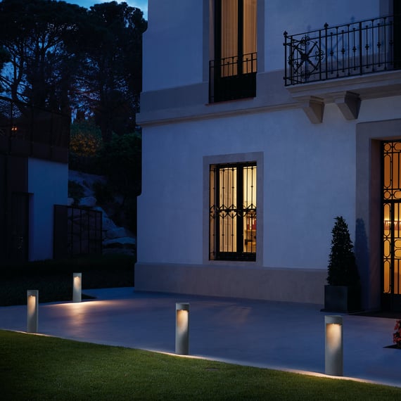 Moai Bollard, 60 cm, Cement, LED, 6.5W, Triac Dim, IP66