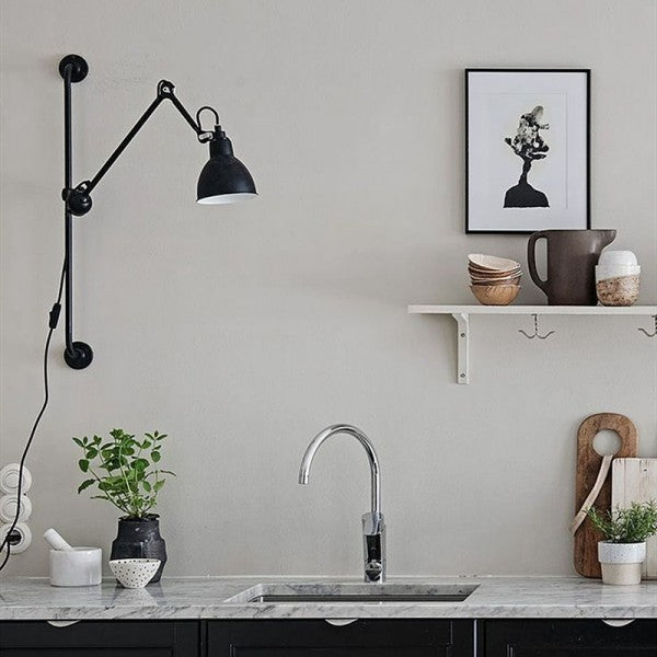 Gras N210 Adjustable Wall Bracket Round Copper Shade, Plug In, E14, IP20