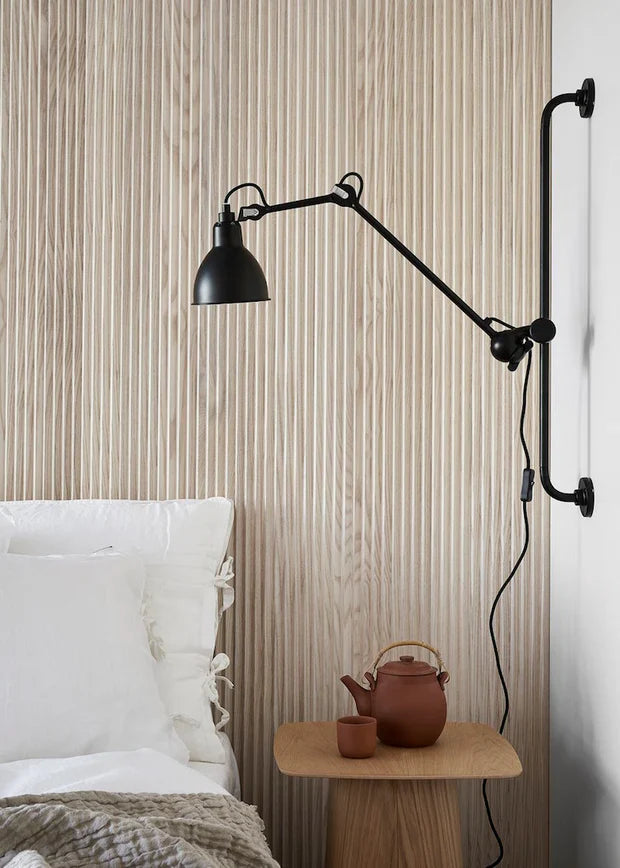 Gras N210 Adjustable Wall Bracket Round Yellow Shade, Plug In, E14, IP20