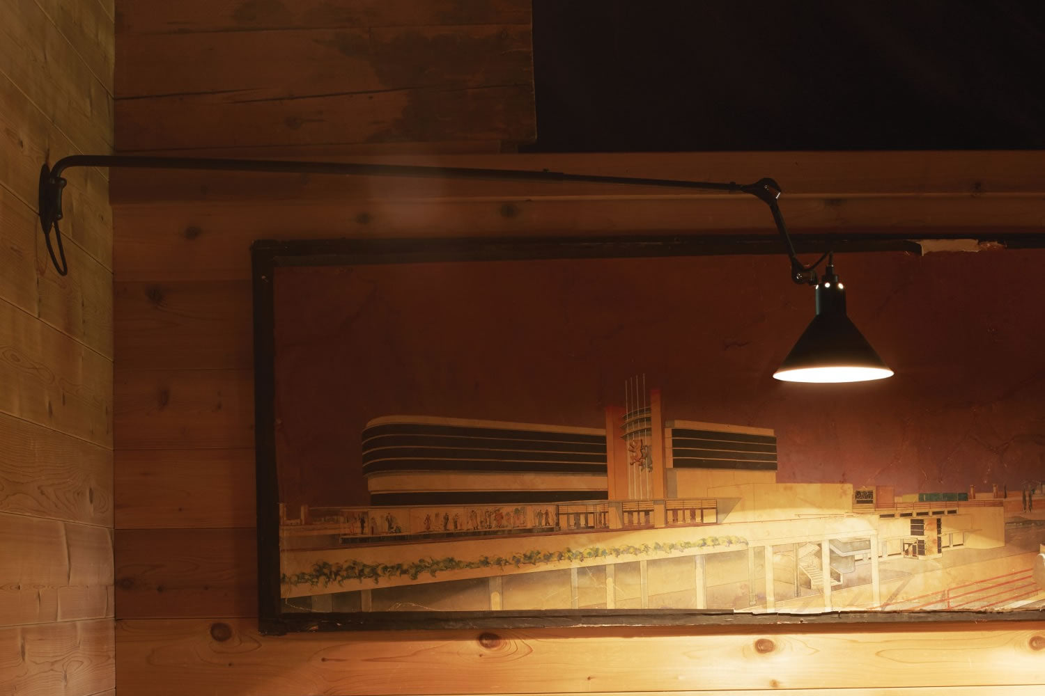 Gras N213 Adjustable Linear Wall Cone Chrome Shade, Plug In, E14, IP20