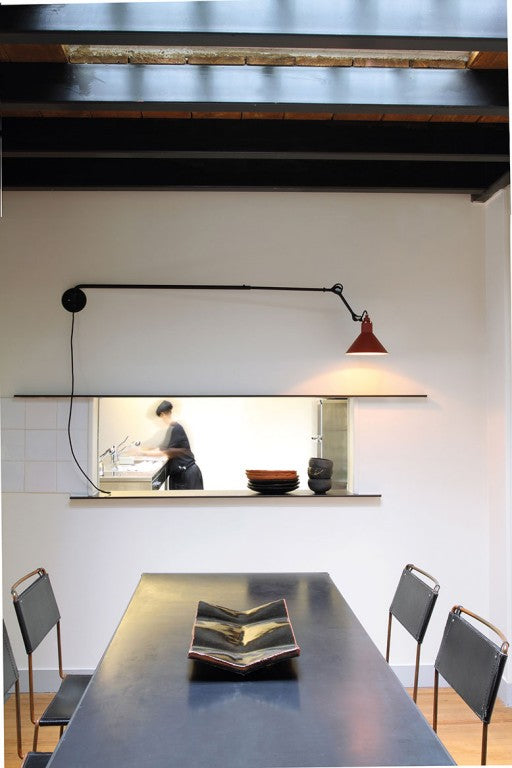 Gras N213 Adjustable Linear Wall Cone Brass Shade, Plug In, E14, IP20