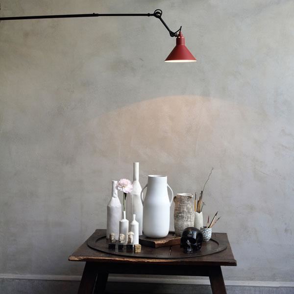 Gras N213 Adjustable Linear Wall Cone Raw Copper Shade, Plug In, E14, IP20