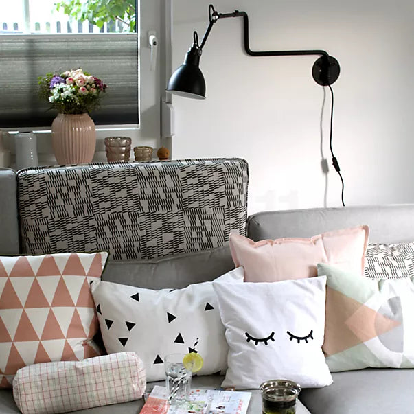 Gras N303 Adjustable Wall C Arm Round Copper Shade, Plug In, E14, IP20