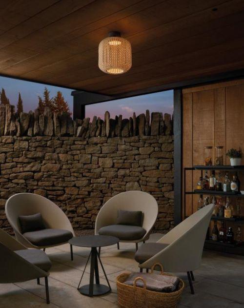 Nans Ceiling, 25, Red, LED, 9.5W, Triac Dim, IP54