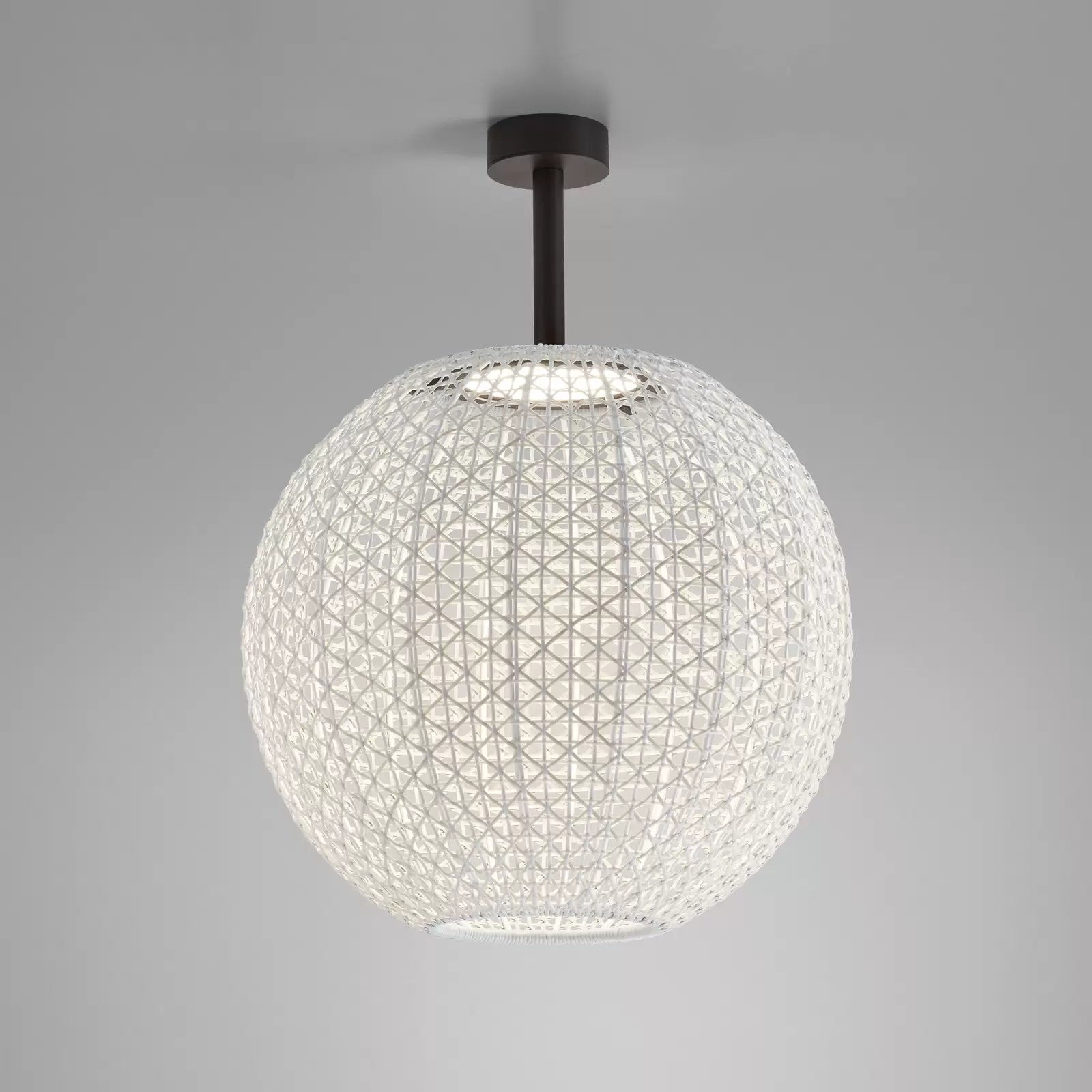 Nans Ceiling, Sphere, 80 cm, Beige, LED, 24W, Triac Dim, IP54