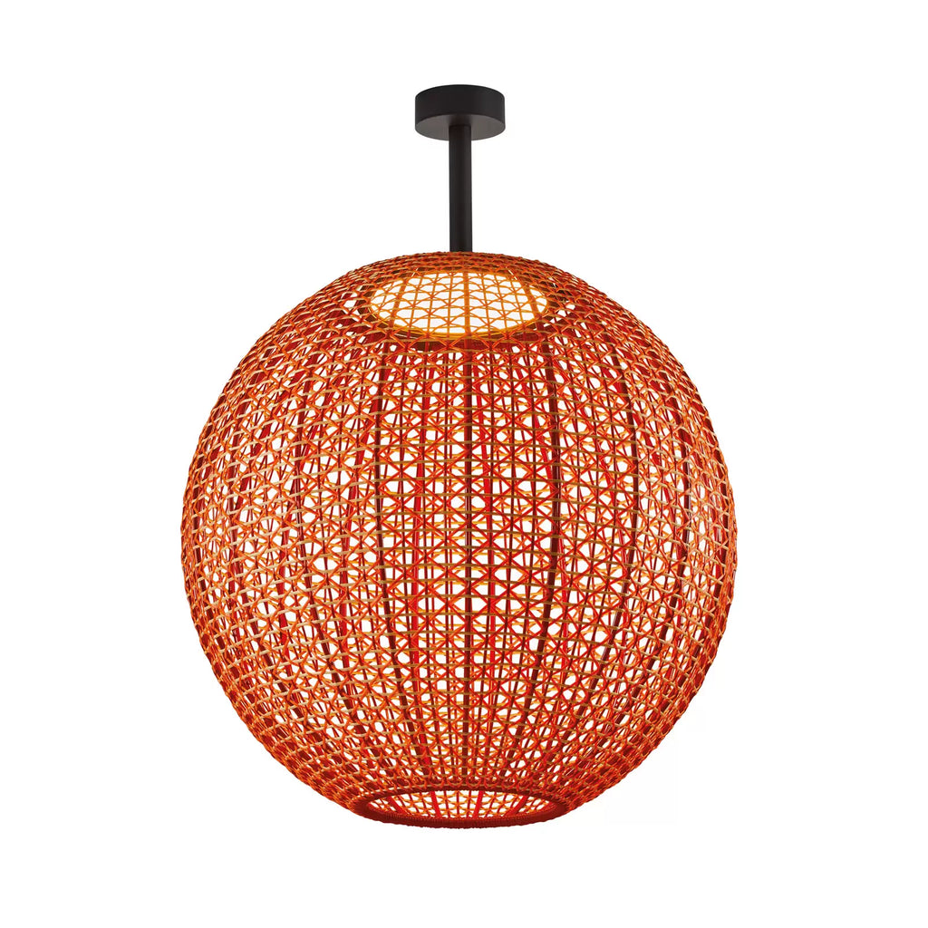Nans Ceiling, Sphere, 60 cm, Red, LED, 14W, Triac Dim, IP54
