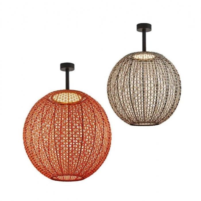 Nans Ceiling, Sphere, 60 cm, Beige, LED, 14W, Triac Dim, IP54