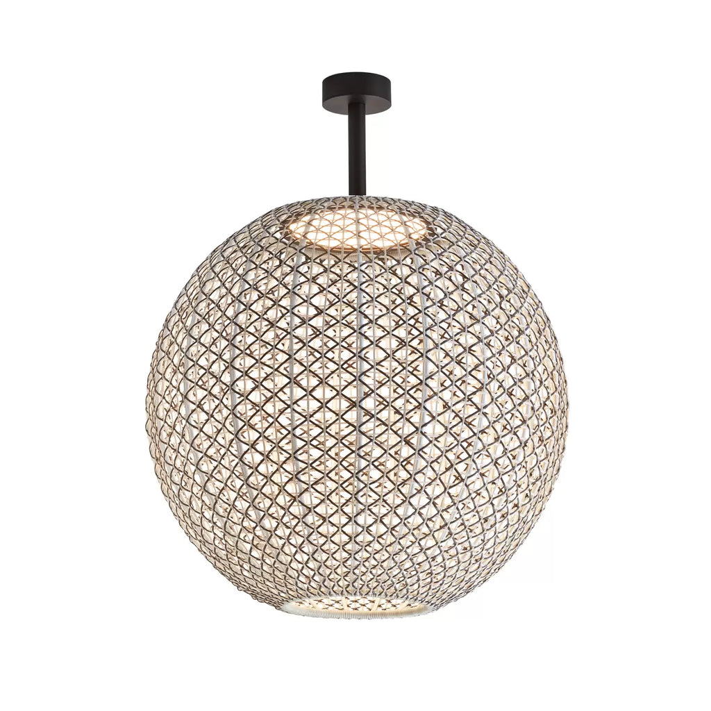 Nans Ceiling, Sphere, 80 cm, Brown, LED, 24W, Triac Dim, IP54