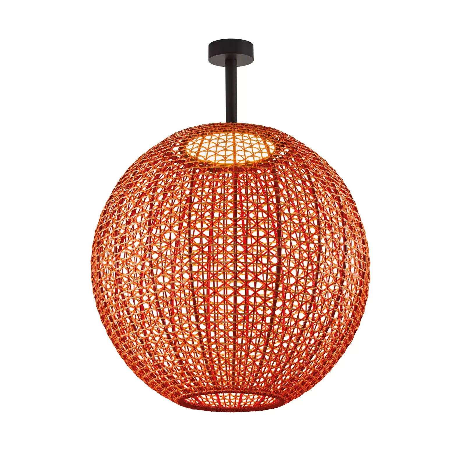 Nans Ceiling, Sphere, 80 cm, Red, LED, 24W, Triac Dim, IP54