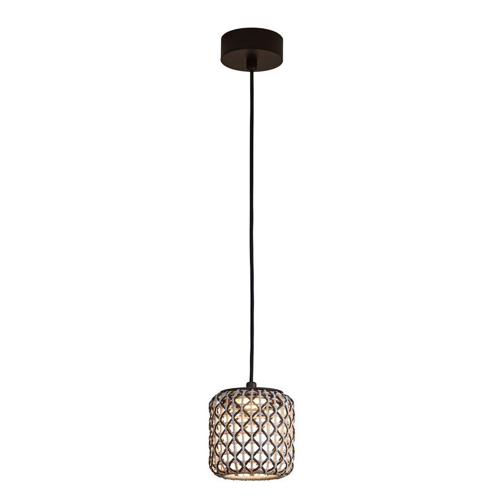 Nans Pendant, 16, Brown, LED, 8W, Triac Dim, IP54