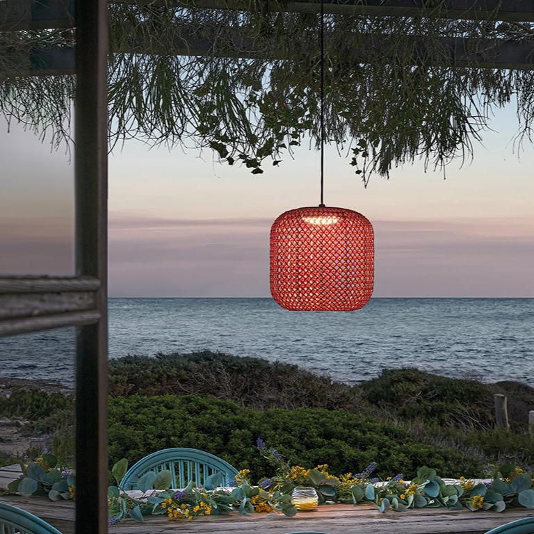 Nans Pendant, 31, Red, LED, 9.5W, Triac Dim, IP54