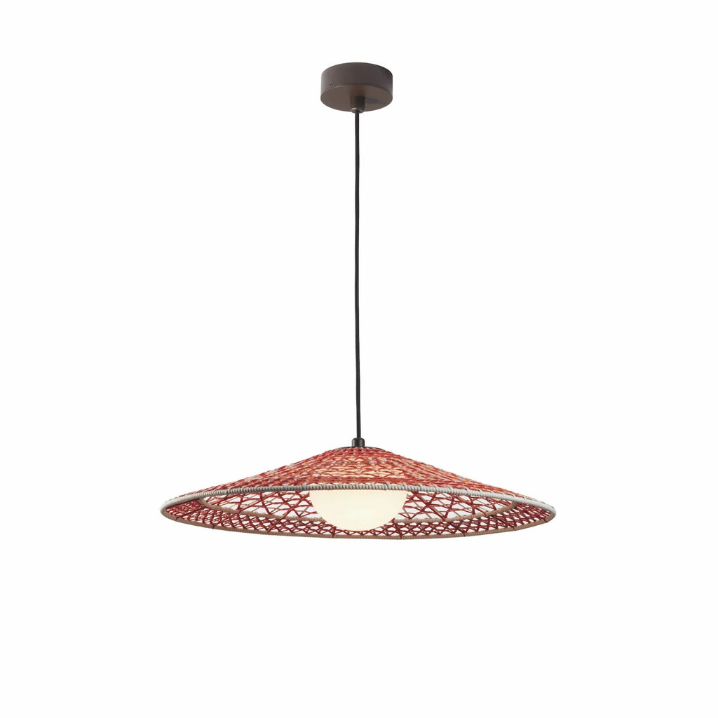 Nans Pendant, Cone, Red, LED, 8W, Triac Dim, IP54