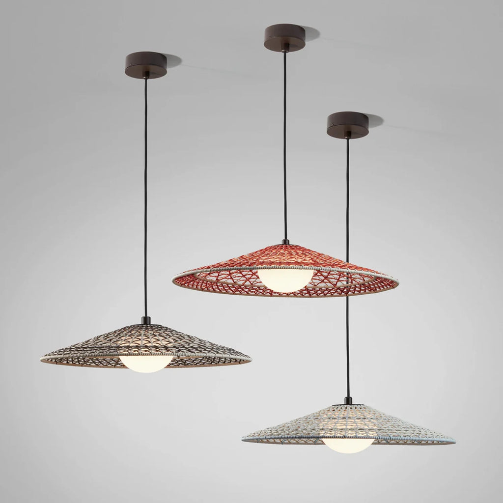 Nans Pendant, Cone, Brown, LED, 8W, Triac Dim, IP54