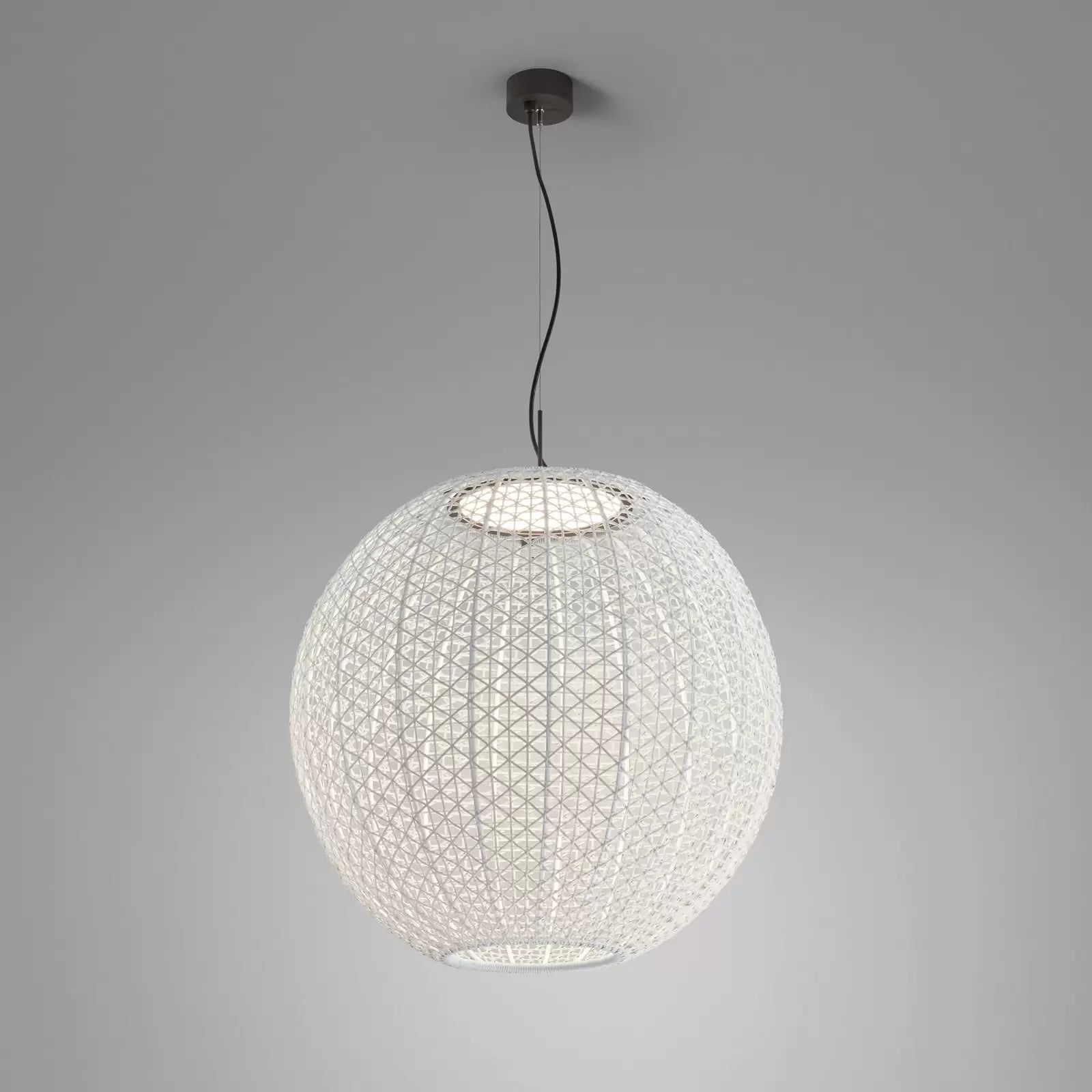 Nans Pendant, Sphere, 80 cm, Beige, LED, 14W, Triac Dim, IP54