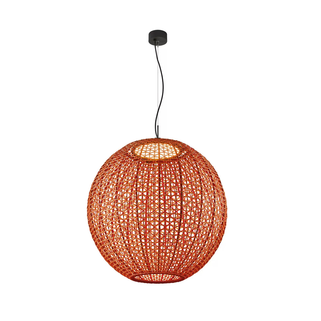 Nans Pendant, Sphere, 80 cm, Red, LED, 14W, Triac Dim, IP54
