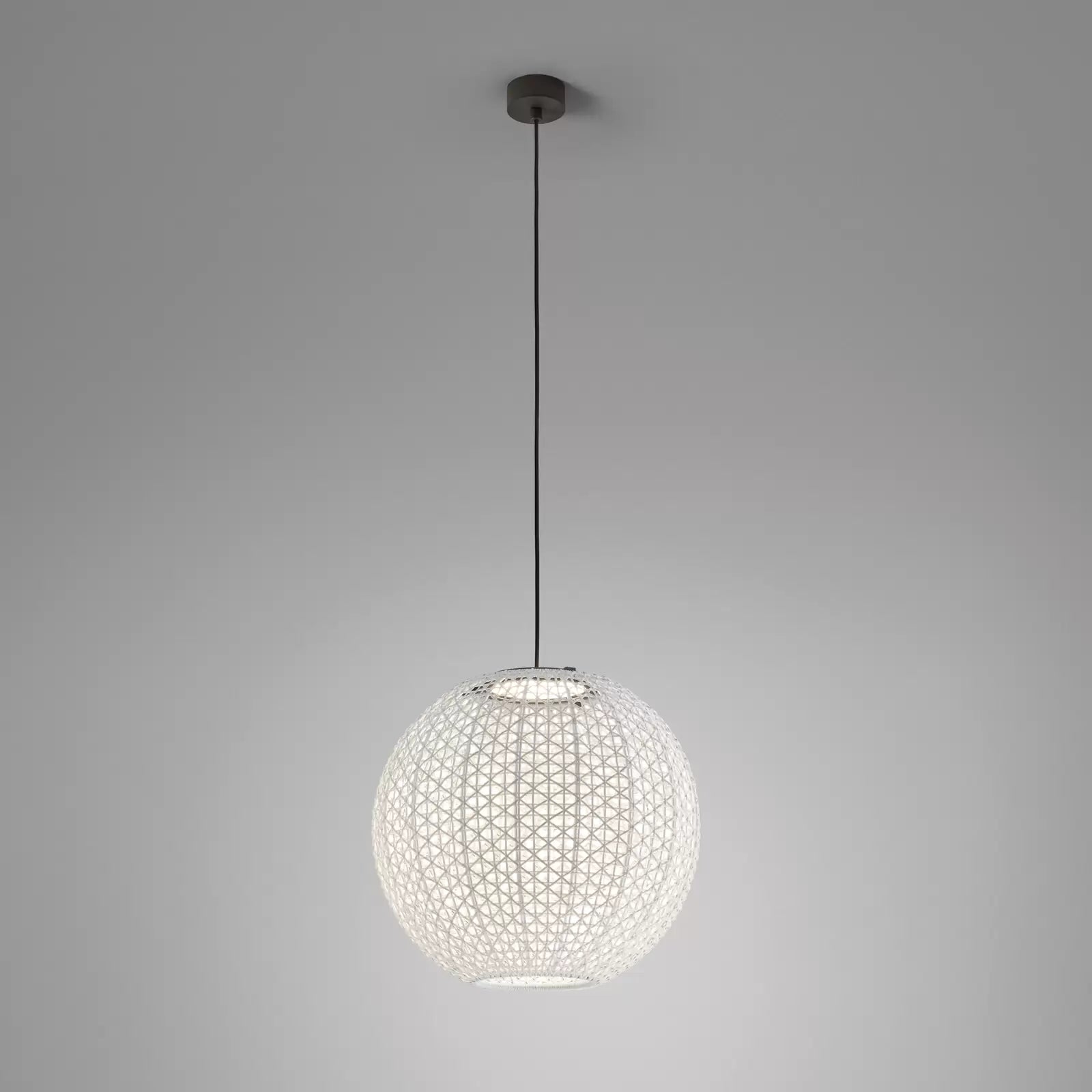 Nans Pendant, Sphere, 60 cm, Beige, LED, 14W, Triac Dim, IP54