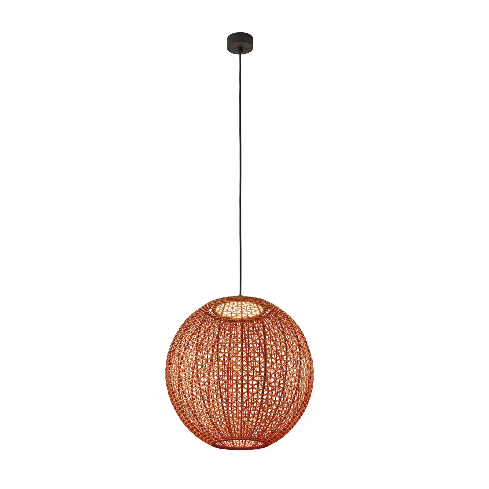 Nans Pendant, Sphere, 60 cm, Red, LED, 14W, Triac Dim, IP54
