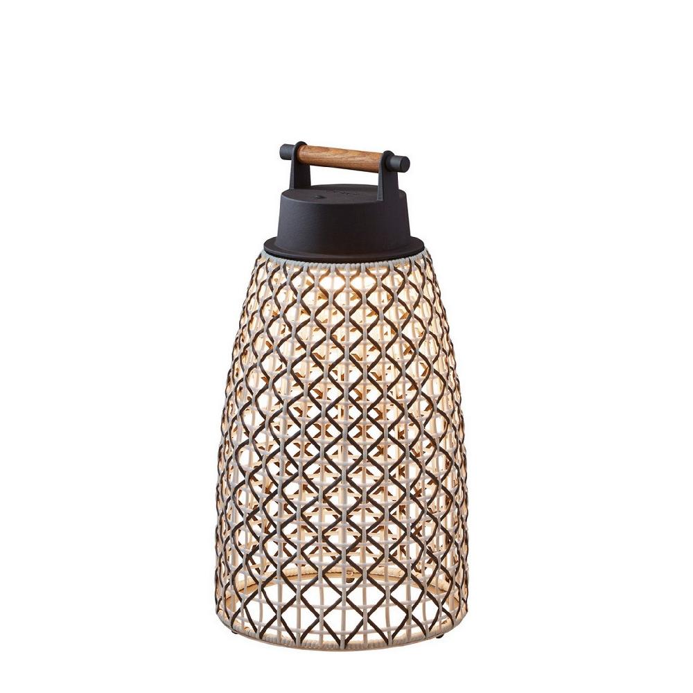 Nans Table Wireless, Cone, 49 cm, Brown, LED, 3W, Touch Dim, IP54