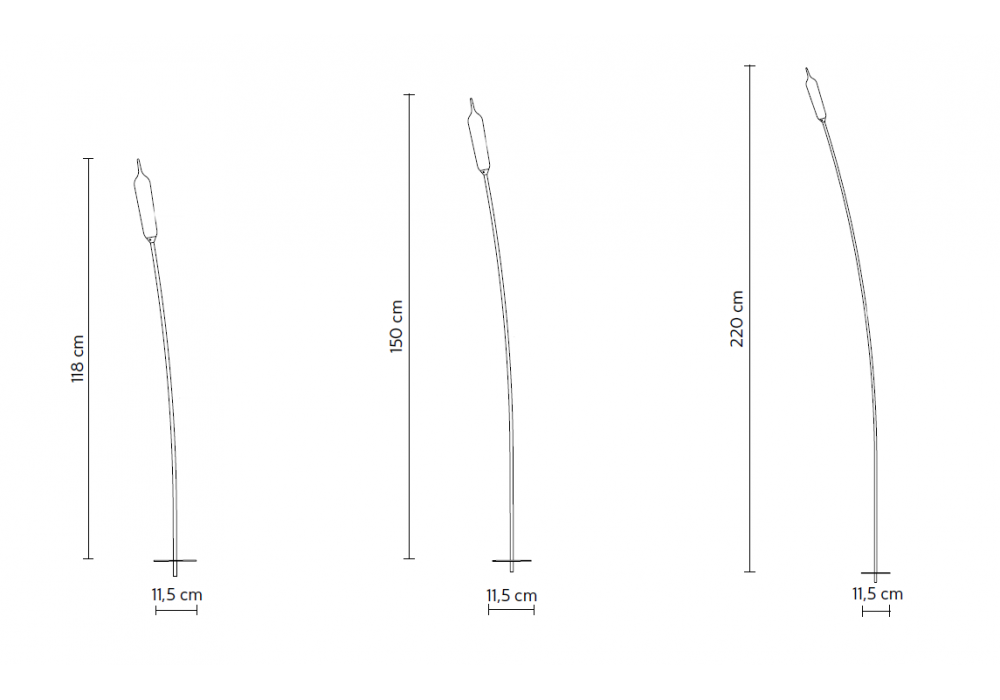 Nilo Floor Lamp, LED, IP65