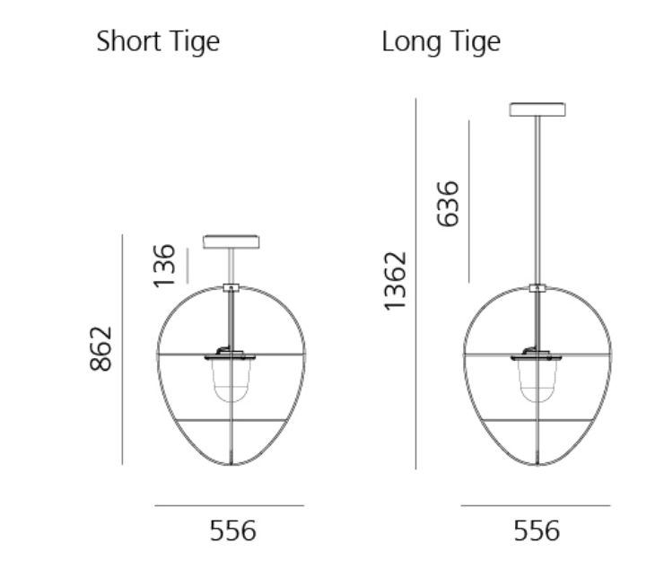 Nottola Pendant, Brass, LED, On/Off, IP65