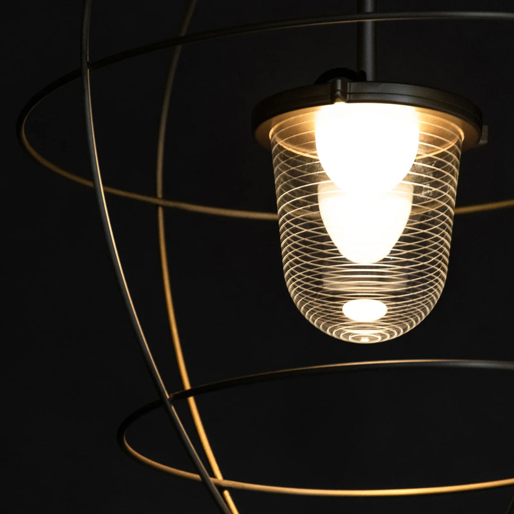 Nottola Pendant, Brass, LED, On/Off, IP65