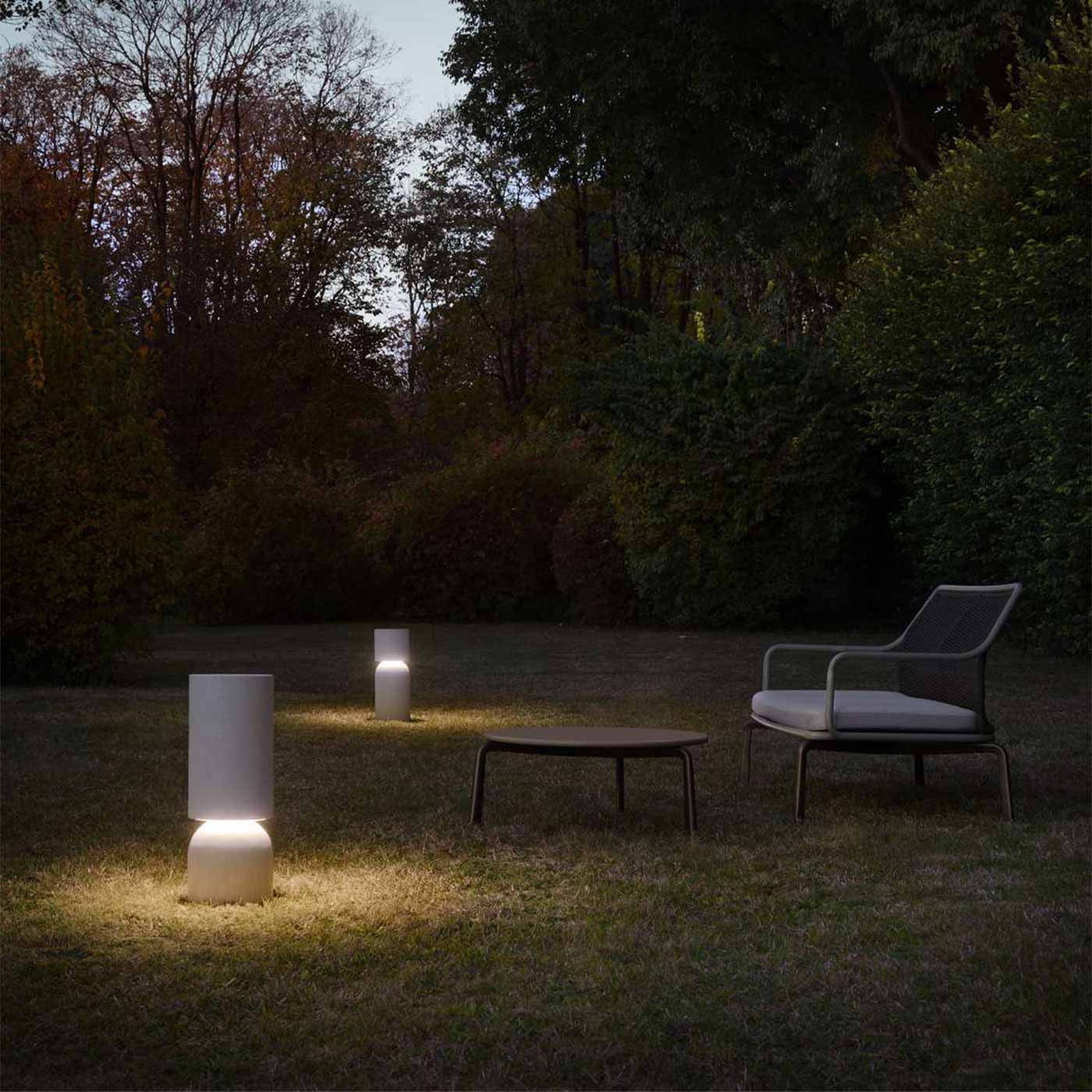 Nui Bollard, Concrete, LED, 14W, DALI Dim or On/Off, IP65