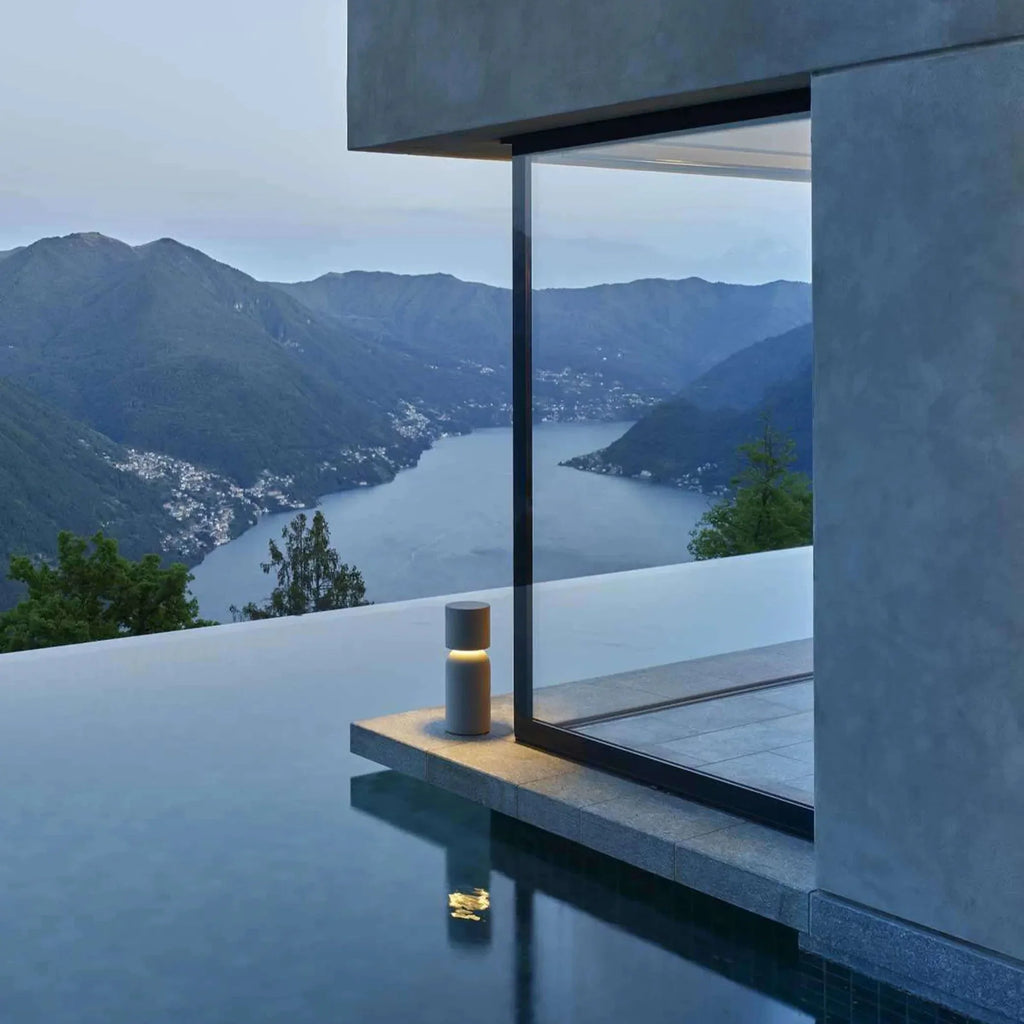 Nui Bollard, C, Concrete, LED, 14W, DALI Dim or On/Off, IP65