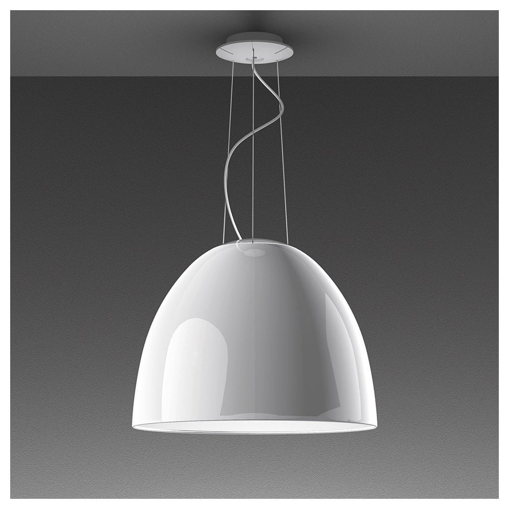 Nur Pendant, White Gloss, IP20