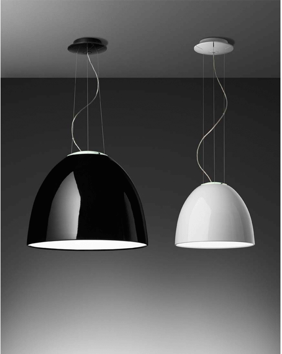 Nur Pendant, Black Gloss, IP20