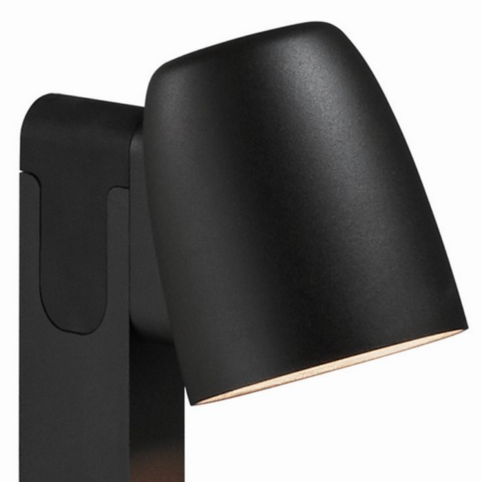 Nut Spot Light, Black, LED, 6.3W, Triac Dim, IP54