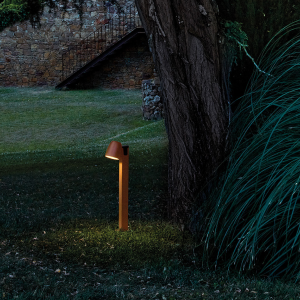 Nut Bollard, 60 cm, Terracotta, LED, 6.3W, Triac Dim, IP65