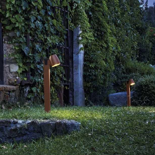 Nut Bollard, 60 cm, Graphite Brown, LED, 6.3W, Triac Dim, IP65