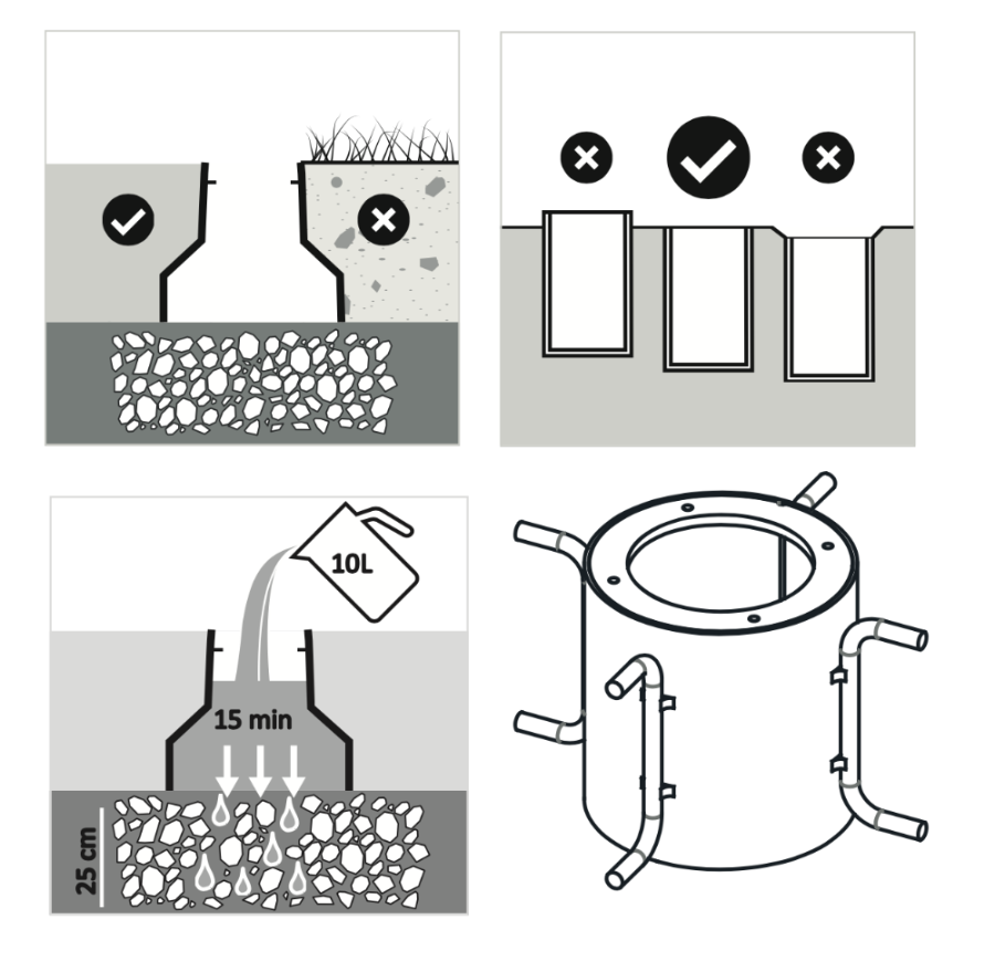 Nut Bollard, 90 cm with 2 Heads, Graphite Brown, LED, 12.6W, Triac Dim, IP65