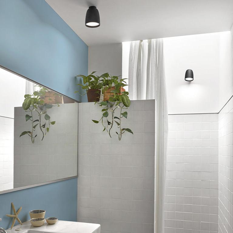 Nut Spot Light, Black, LED, 6.3W, Triac Dim, IP54