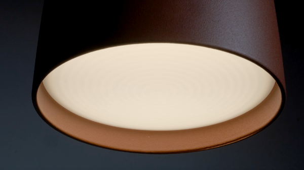 Nut Bollard, 60 cm, Terracotta, LED, 6.3W, Triac Dim, IP65