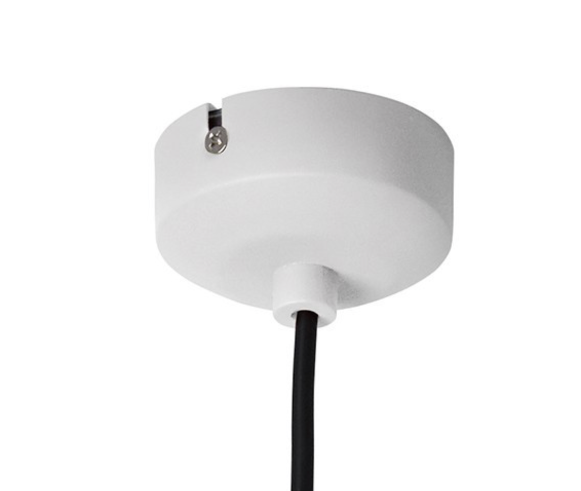 Nut Pendant, White, LED, 6.3W, Triac Dim, IP54