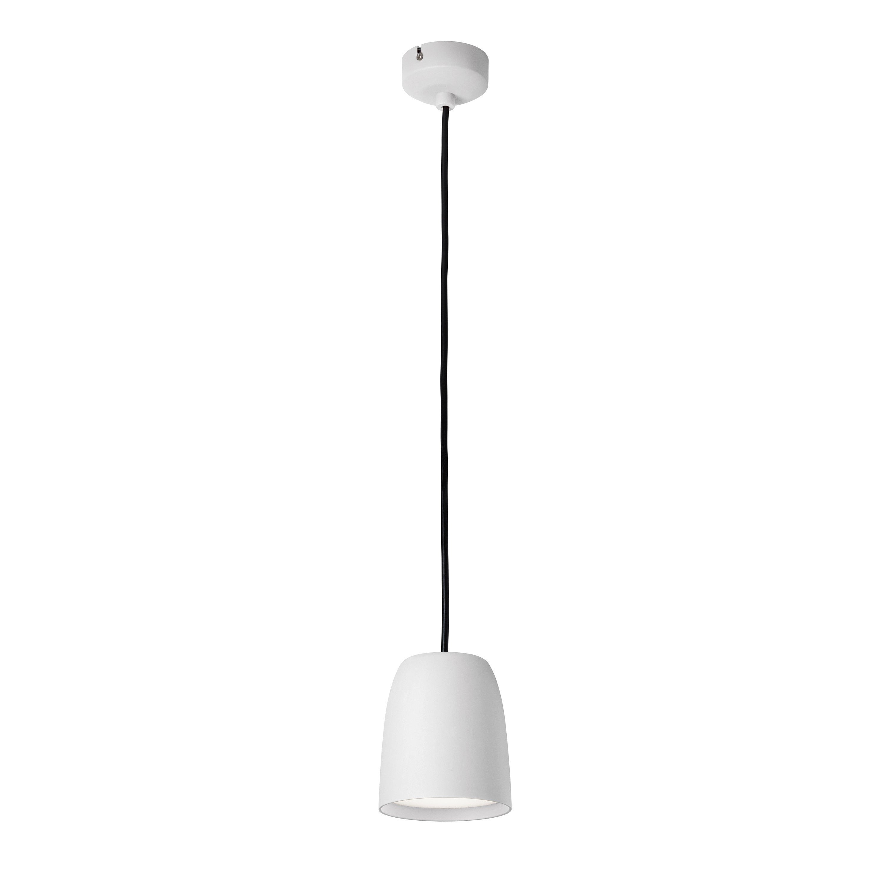 Nut Pendant, White, LED, 6.3W, Triac Dim, IP54