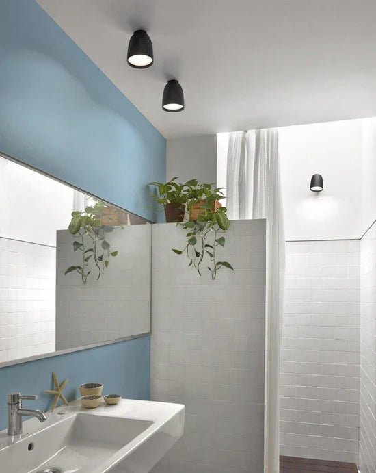 Nut Wall, Adjustable, White, LED, 6.3W, Triac Dim, IP54