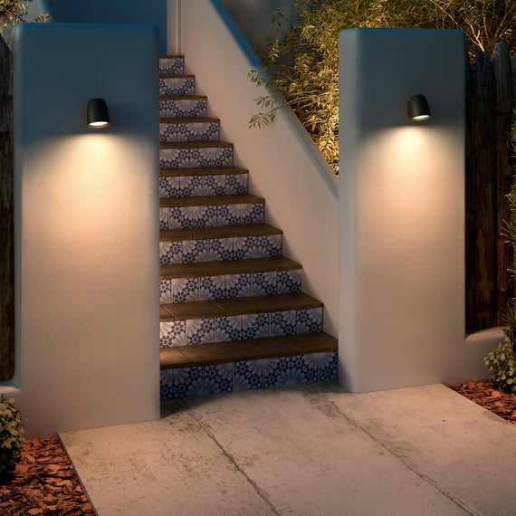 Nut Wall, Adjustable, Terracotta, LED, 6.3W, Triac Dim, IP54