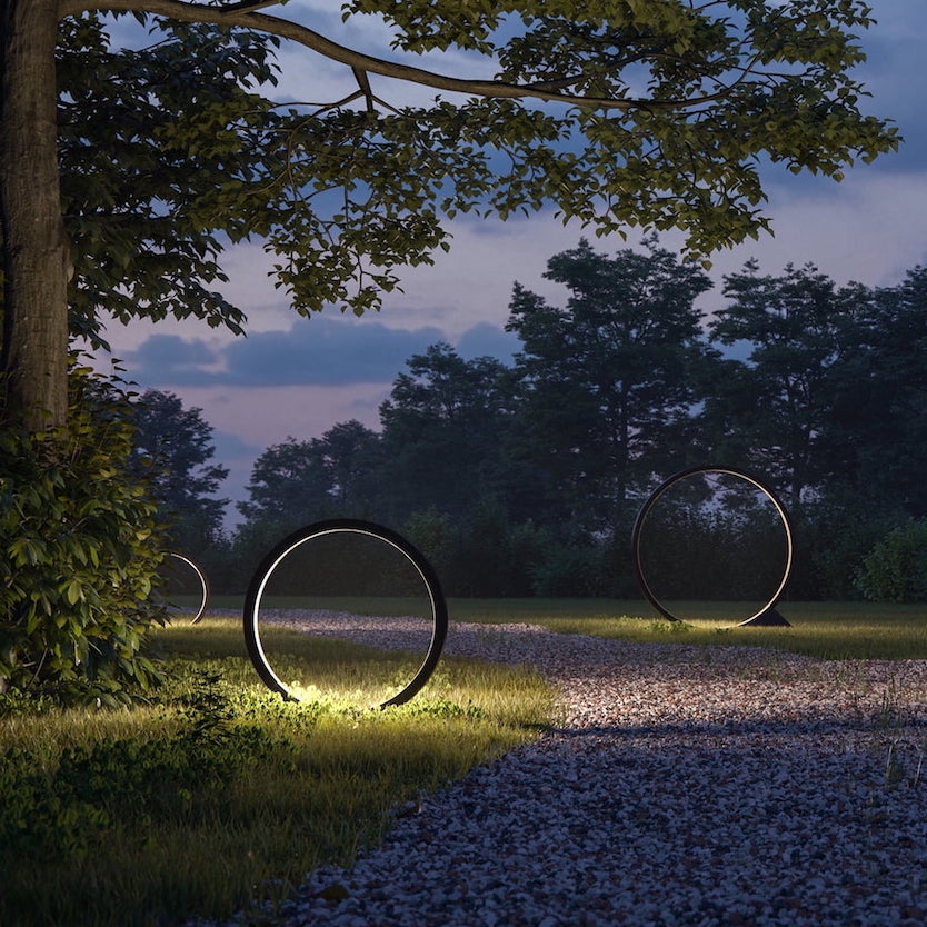 OLight Floor Lamp Plug In, 150 cm, Black, LED, App On/Off, IP44