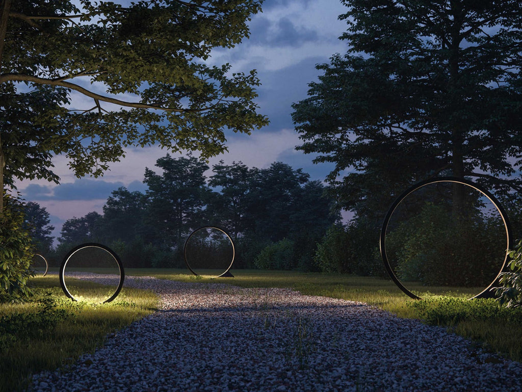 OLight Floor Lamp Plug In, 150 cm, Black, LED, App On/Off, IP44