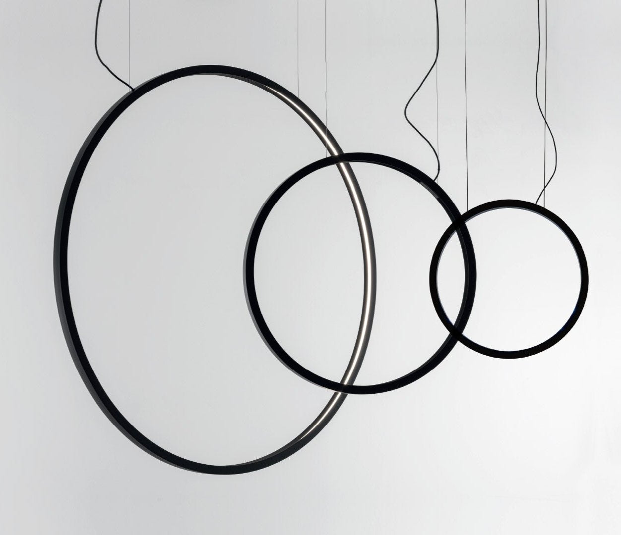 OLight Pendant, 45 cm, Black, LED, On/Off, IP67