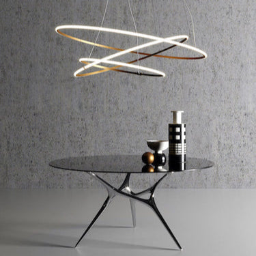 Olympic Pendant Triple, Bronze, LED, Push, 1-10v or DALI Dim, IP40