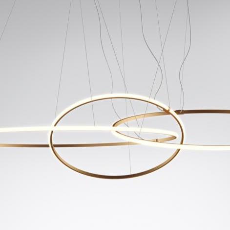 Olympic Pendant Triple, Bronze, LED, Push, 1-10v or DALI Dim, IP40